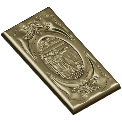 Baba Yaga relief panel - STL 3D model for CNC milling