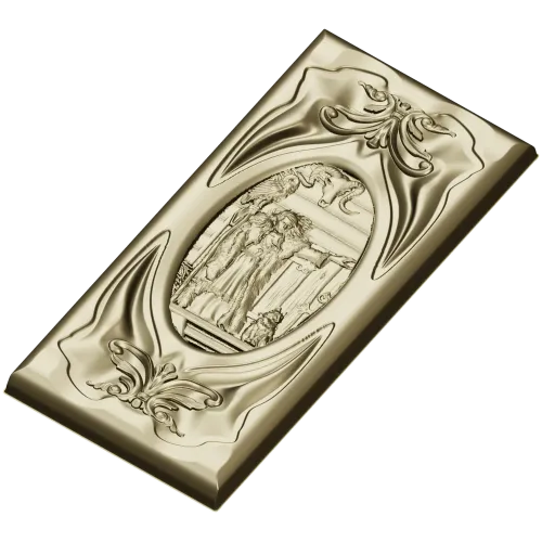 Baba Yaga relief panel - STL 3D model for CNC milling