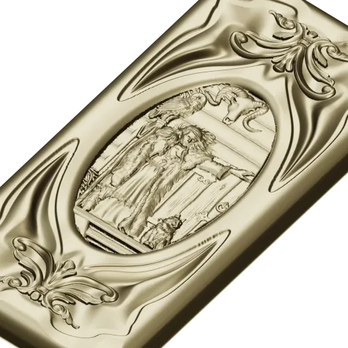 Baba Yaga relief panel - STL 3D model for CNC milling