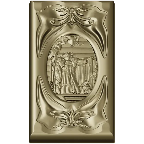 Baba Yaga relief panel - STL 3D model for CNC milling