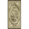 Decorative STL panel "White Rus: Maiden and Steed" - 3D model for CNC