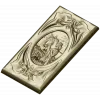 Decorative STL panel "White Rus: Maiden and Steed" - 3D model for CNC