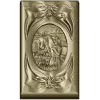 Decorative STL panel "White Rus: Maiden and Steed" - 3D model for CNC
