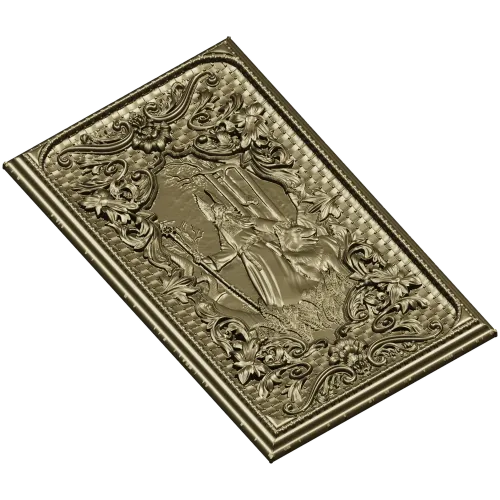 Belbog high-relief panel - STL 3D model for CNC