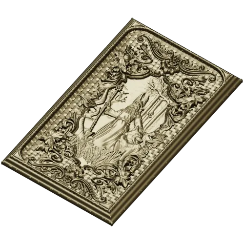 Belbog high-relief panel - STL 3D model for CNC