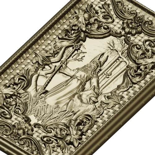 Belbog high-relief panel - STL 3D model for CNC