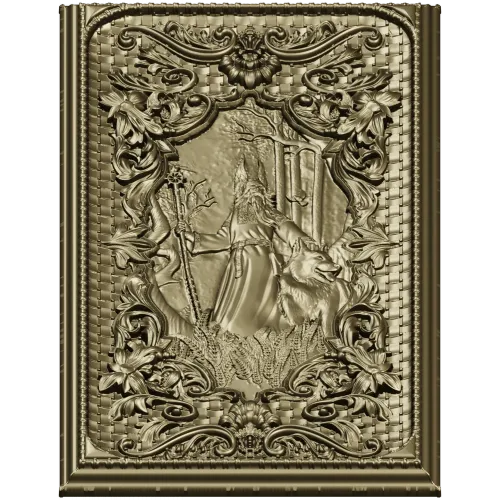 Belbog high-relief panel - STL 3D model for CNC