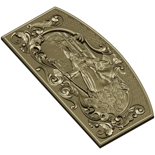 Belbog relief panel STL for CNC