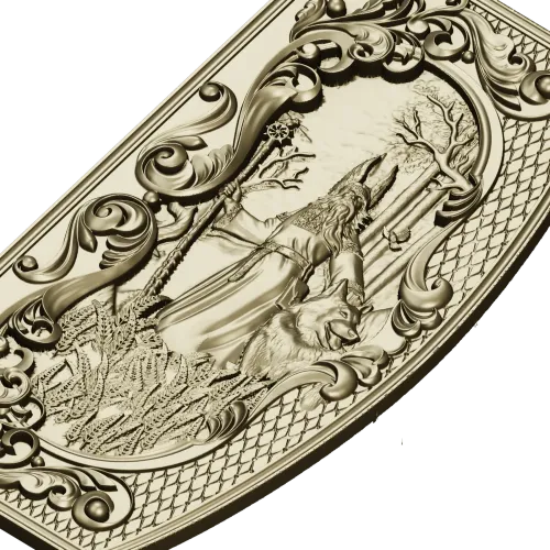 Belbog relief panel STL for CNC