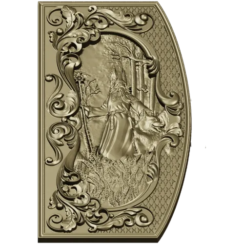 Belbog relief panel STL for CNC