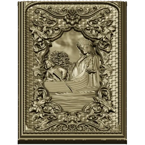 Берегиня - рельефная декоративная панель STL для ЧПУ
