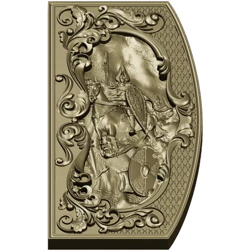 Valhalla Relief Panel STL for CNC milling