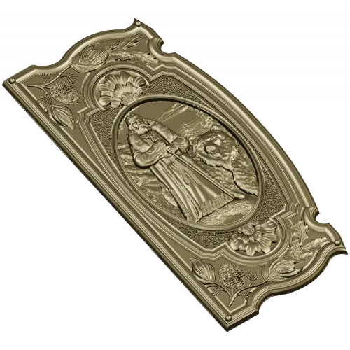 Veles relief panel STL for CNC milling