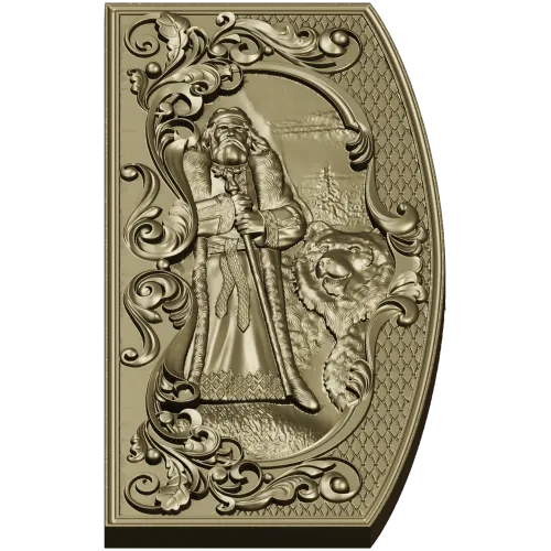Veles Guardian - high-relief 3D STL panel for CNC