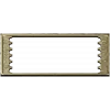 Резная прямоугольная рамка с декоративными вставками - STL для ЧПУ