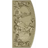Gamayun Relief Panel STL for CNC carving
