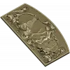 Gamayun Relief Panel STL for CNC carving