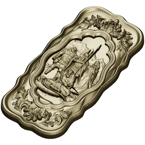 Death of Baldr - high-relief 3D STL for CNC carving
