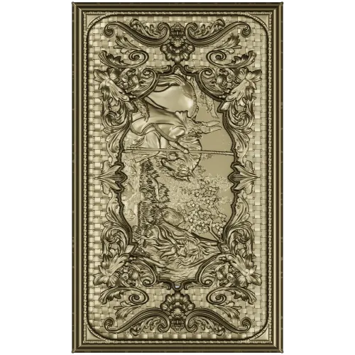 Mimir Relief Panel STL for CNC