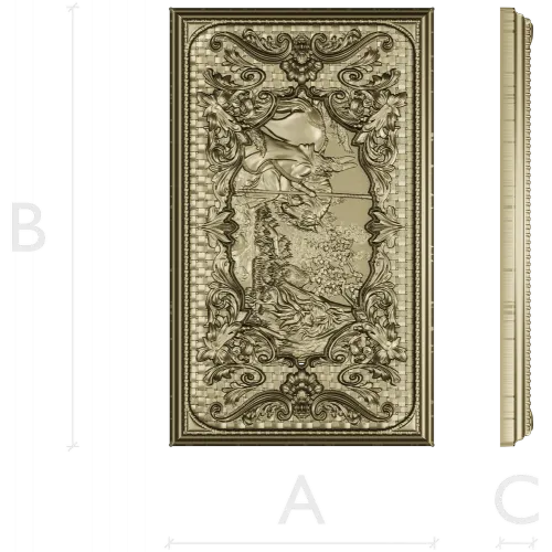 Mimir Relief Panel STL for CNC