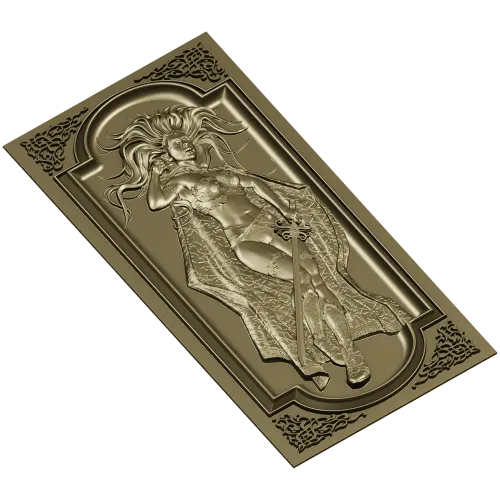 Рельефная мечница - детализированная 3D модель STL для ЧПУ