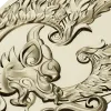 Winged Dragon High-Relief Panel STL