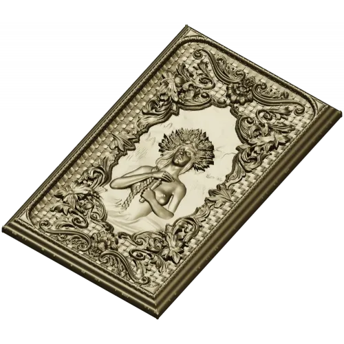 Kupala's Night - Ornate Bas-Relief Panel 3D Model (STL)