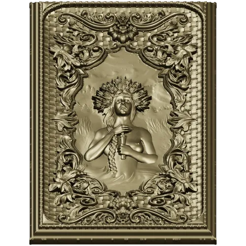 Kupala's Night - Ornate Bas-Relief Panel 3D Model (STL)