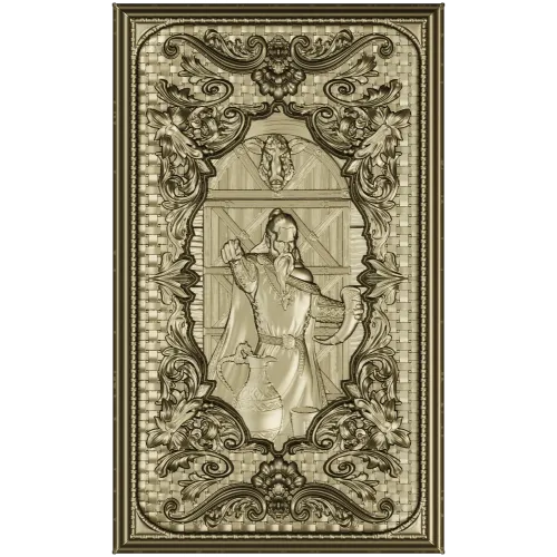 Loki Relief Panel - STL 3D Model for CNC Carving