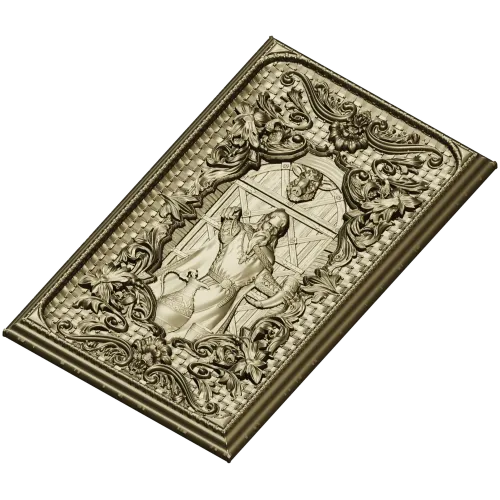 Loki Relief Panel - STL 3D Model for CNC Carving