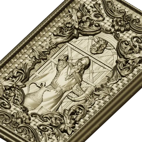 Loki Relief Panel - STL 3D Model for CNC Carving