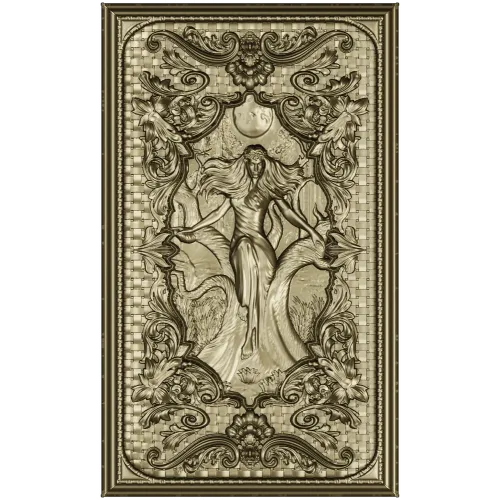 Mara Relief Panel - STL 3D model for CNC carving