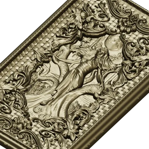 Mara Relief Panel - STL 3D model for CNC carving