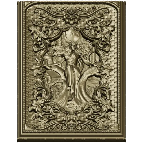 Mara Relief Panel - STL 3D model for CNC carving
