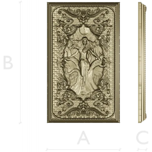 Mara Relief Panel - STL 3D model for CNC carving