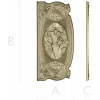 Baroque Oval Nymph Relief - STL 3D Model for CNC