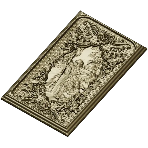 Morozko Vertical Relief - STL 3D model for CNC