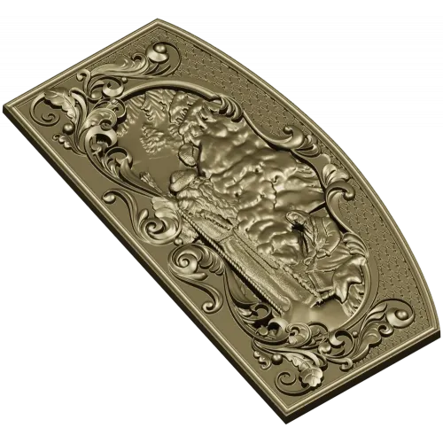 3D панно "Морозко" - STL модель для ЧПУ