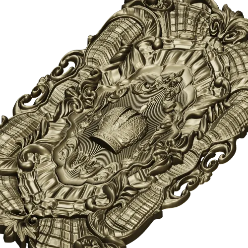 Коронная декоративная панель - 3D модель STL для ЧПУ