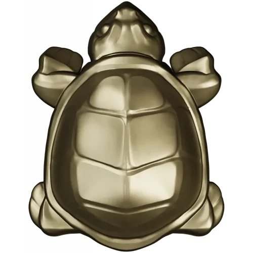 Turtle relief STL model for CNC wood carving