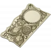 Vine & Grape Backgammon Panel - STL 3D Model for CNC