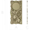 Vine & Grape Backgammon Panel - STL 3D Model for CNC