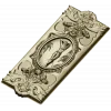 Elegant Rococo Medallion Relief STL