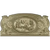 Forest Deer Medallion - STL 3D model for CNC router