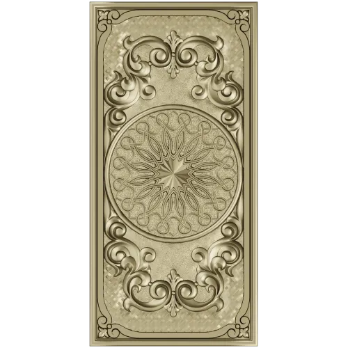 Ornamental Backgammon Panel 3D STL for CNC Milling