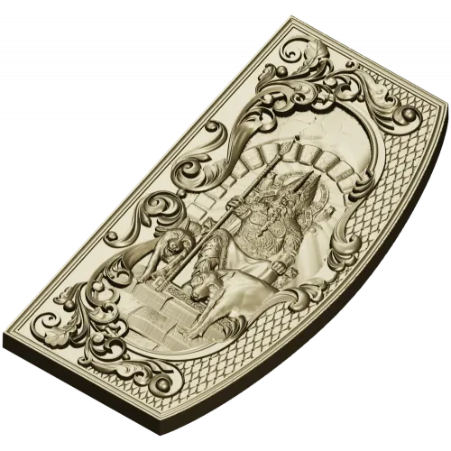 3D модель Odin - рельефное панно для ЧПУ