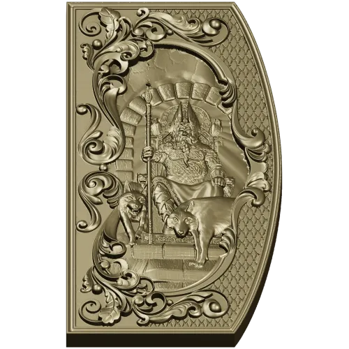 3D модель Odin - рельефное панно для ЧПУ