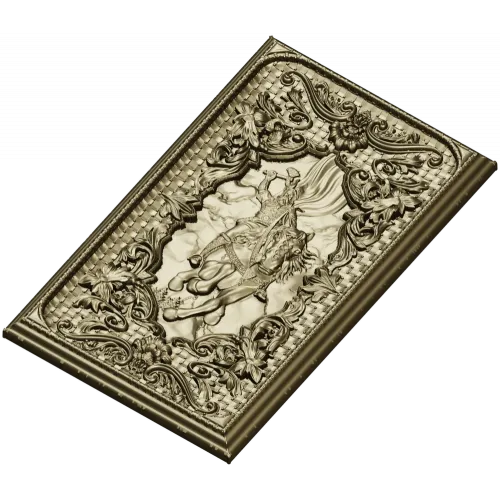 Перун - всадник грома (STL панель для ЧПУ)