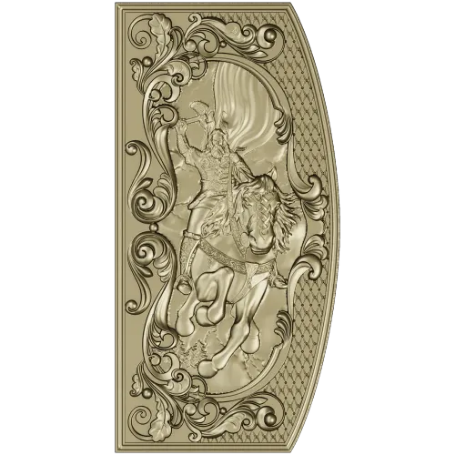 Перунский всадник - 3D модель STL для ЧПУ