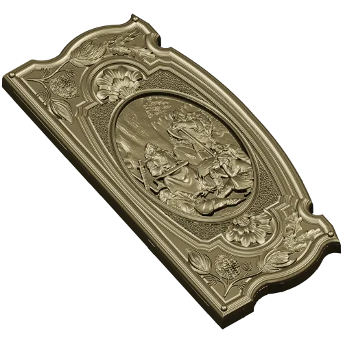 Song of Boyan relief panel STL for CNC